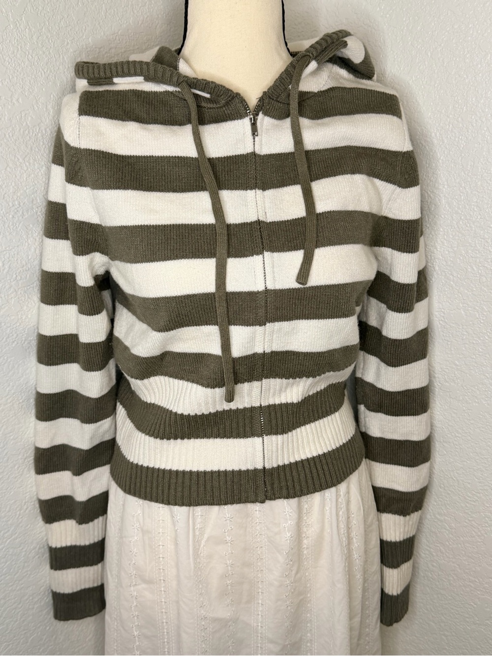 Orange kiss essential zip up sweater